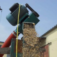 抽料用软管车载吸粮机，水稻装车用送料机