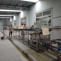 大产量全自动干豆腐机设备大型干豆腐生产线免费技术