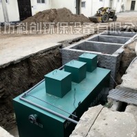 农村污水处理设备复工建设