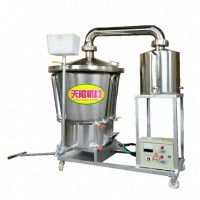 纯粮液态蒸酒机双层锅电热蒸酒设备