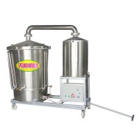 白酒蒸馏器玉米蒸酒机双层锅烤酒设备