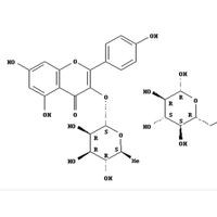 百蕊草素I 山柰酚-3-葡萄糖鼠李糖苷;阿福豆苷 对照品 标准品 HPLC≥98%