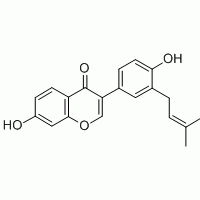 新补骨脂异黄酮 41060-15-5 对照品 标准品 g级品 HPLC≥98%