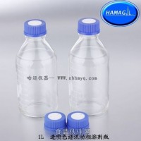 2000ML透明螺纹口色谱流动相溶剂瓶蓝盖试剂瓶