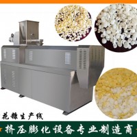 鸡泽燕麦酥坯料燕麦片生产线双螺杆膨化机设备生产线