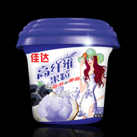 供应休闲食品佳达高纤维果粒杯（蓝莓味）