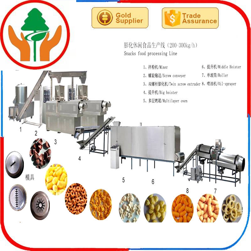 puffed food extruder