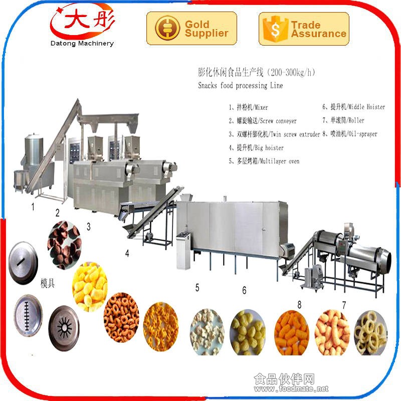 puffed food extruder