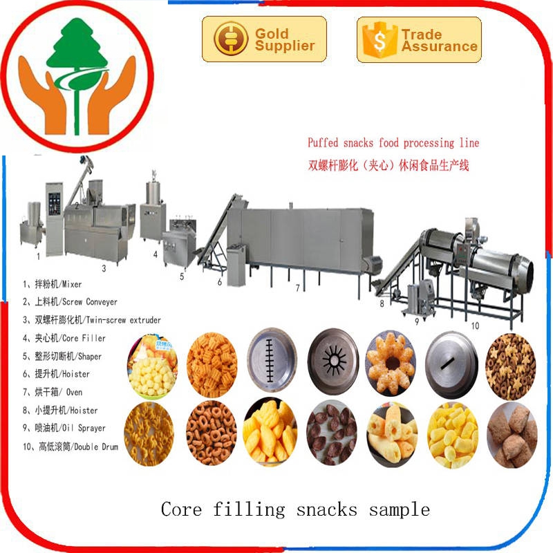 core filling snacks making line (2)