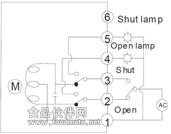 开关型带有源灯指示信号接线图