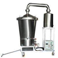 白钢冷酒器生料酿酒机液态蒸酒设备