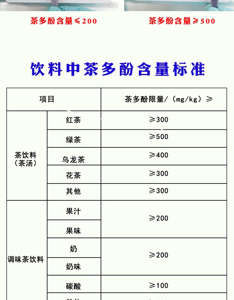 茶多酚检测管5