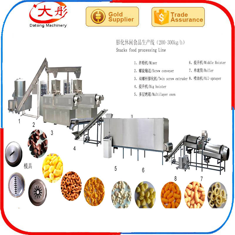 puffed food extruder