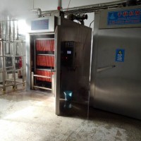 诸城台湾烤肠设备生产厂家，普英烤肠东北红肠风干肠加工设备工艺
