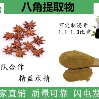 供应八角提取物 10:1萃取食品原料 八角茴香提取物