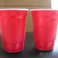一次性环保450mlpp双色塑料杯