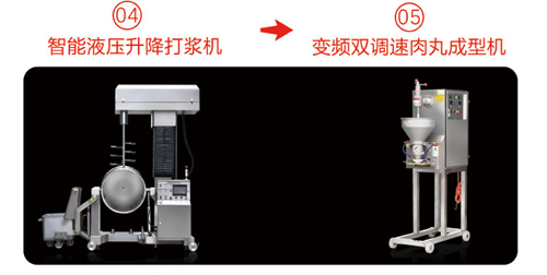 肉丸厂一整套做肉丸的机器